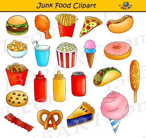 junk food clipart