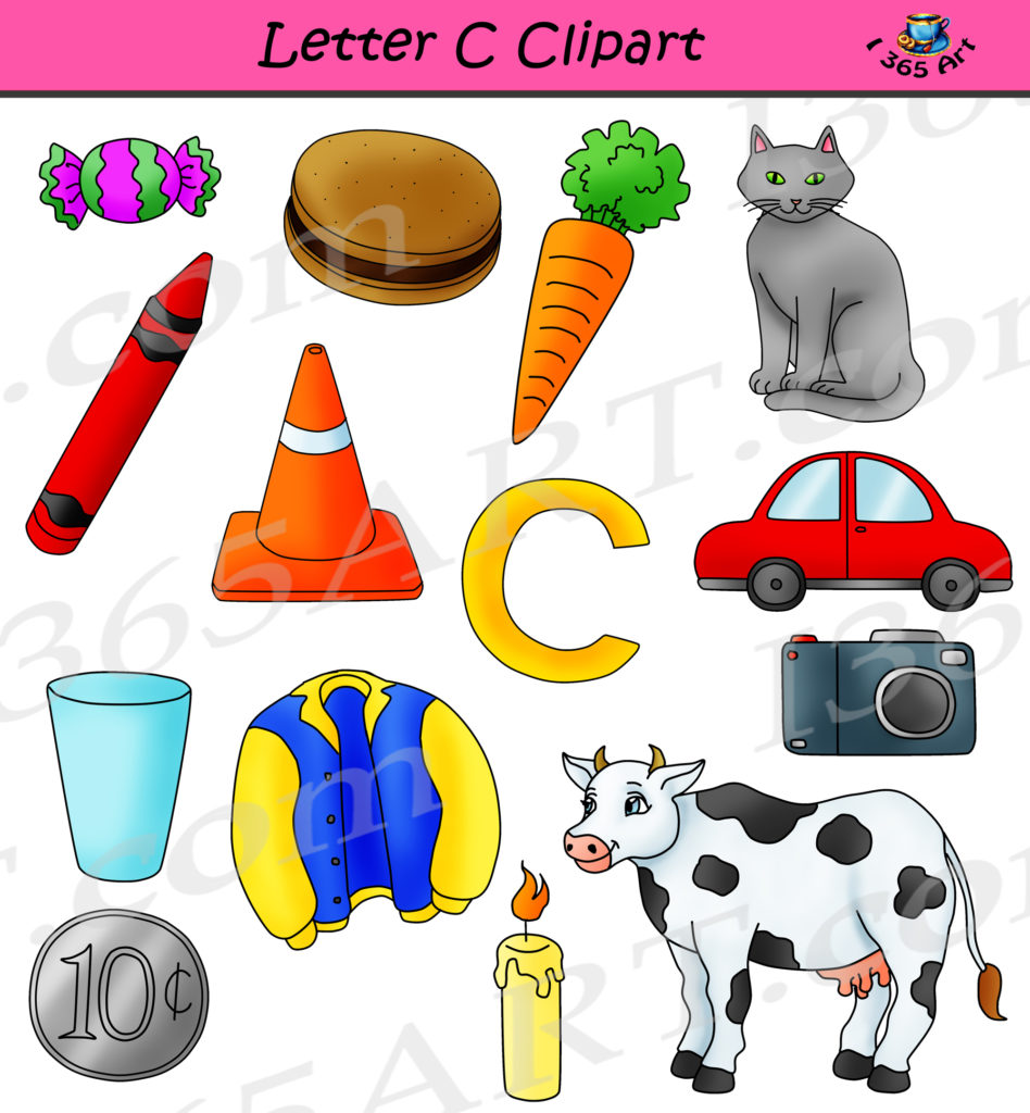 Letter C Clipart CommercialUse Graphics by Clipart 4 School