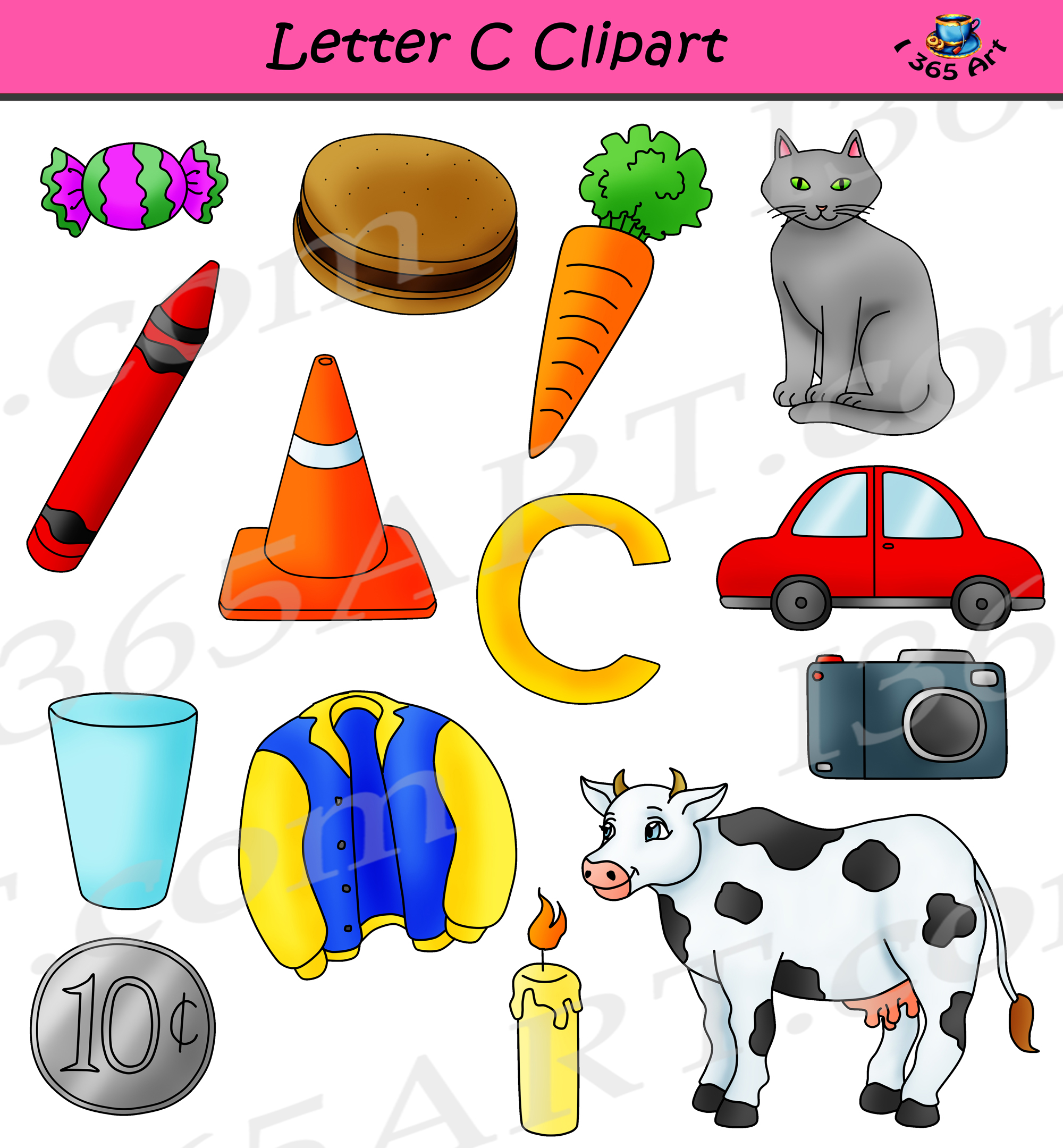 Letter C Clip Art