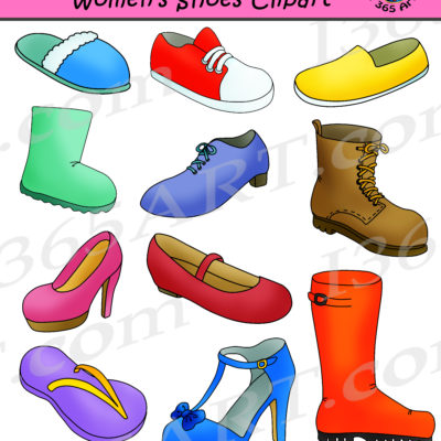 Womens Shoes Clipart