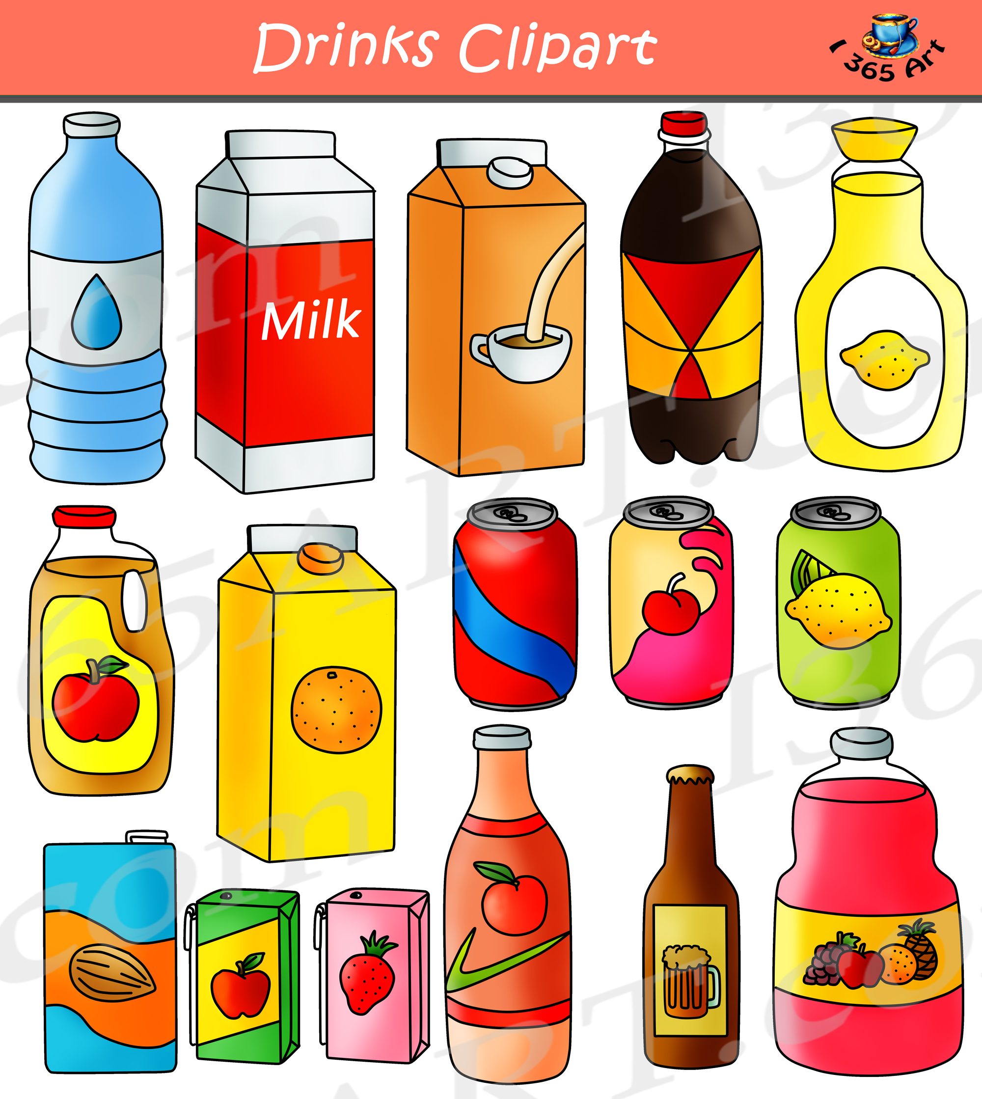 Clip Art Drinks