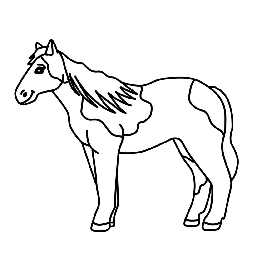 Spotted Horse Clipart Pony Graphic - Free Clipart by Clipart 4 School