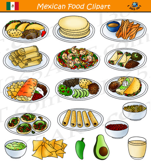 Mexican Food Clipart Preview