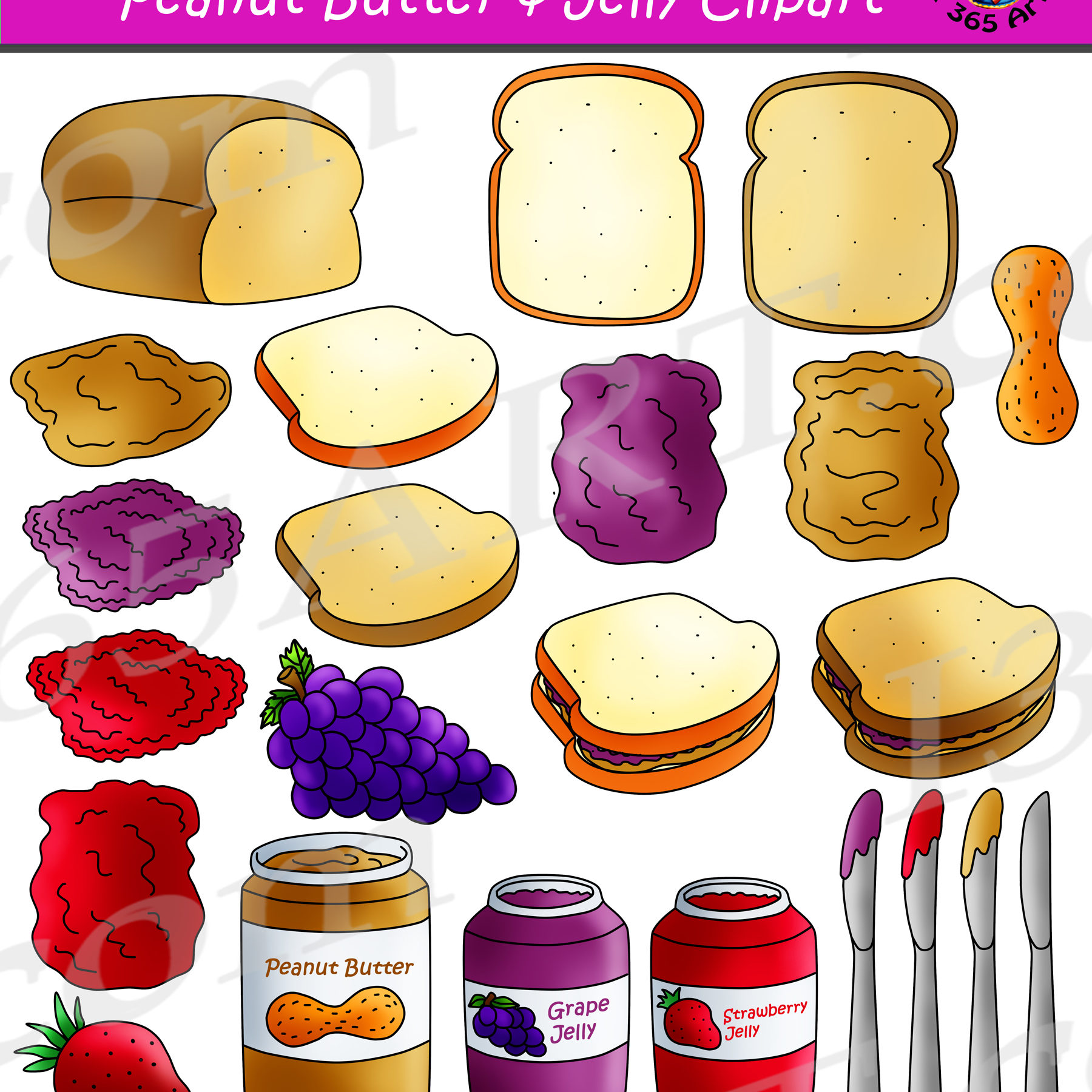 Peanut Butter And Jelly Clipart Archives Clipart 4 School