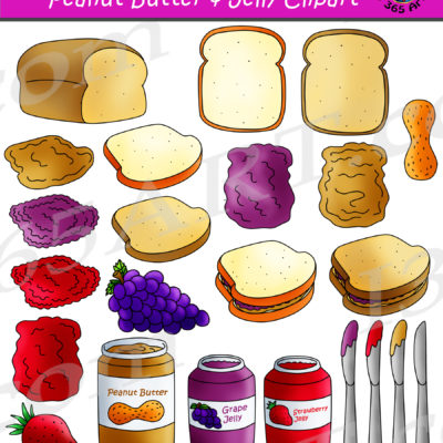 Peanut Butter Jelly Clipart