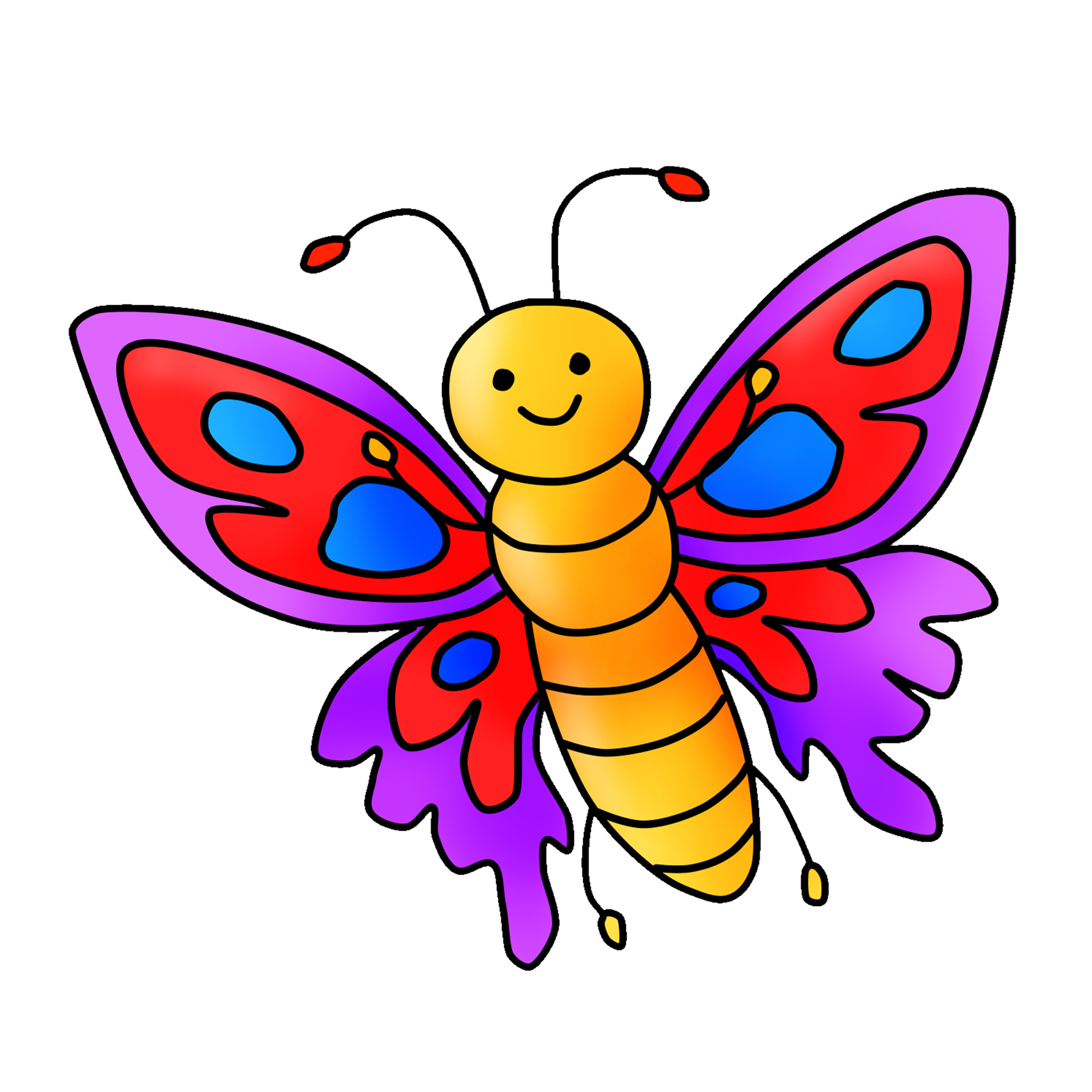 Free Butterfly Clipart Digital Graphic Download | Clipart ...