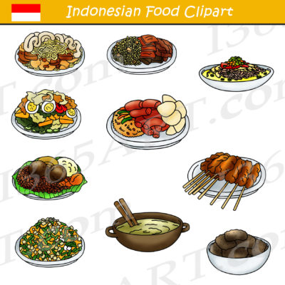 Indonesian Food Clipart