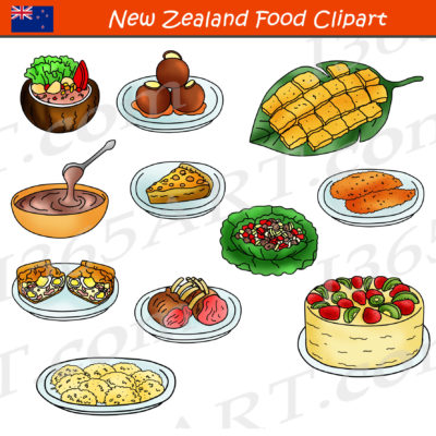 new zealand food clipart