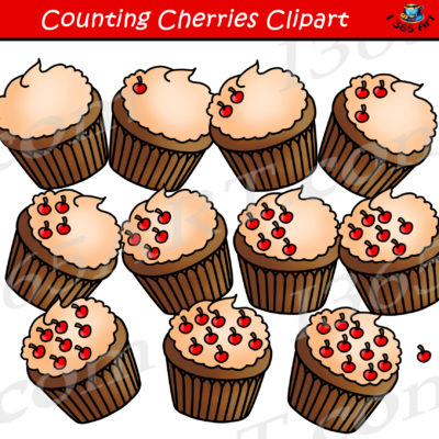 counting cherries clipart