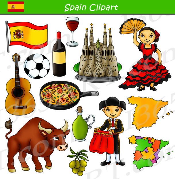 spain-clipart-culture-graphics-bundle-set-clipart-4-school