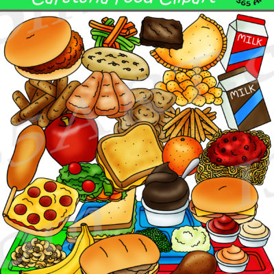 Cafeteria food clipart