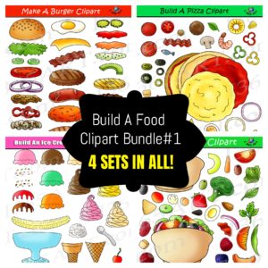 Build A Food Clipart Bundle #1 – Get 4 Sets in all! - Clipart 4 School