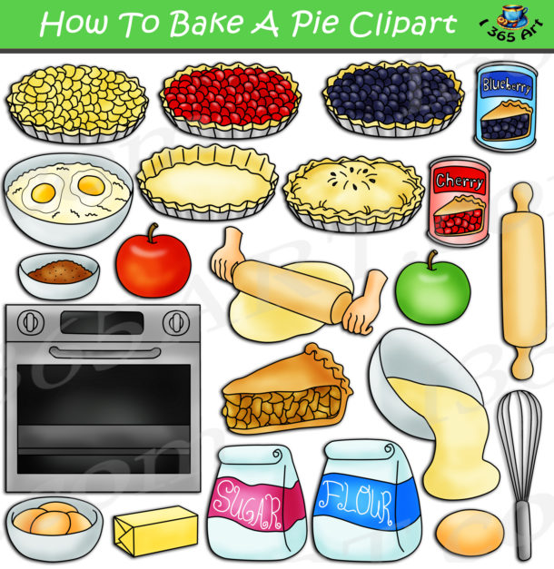 How To Make A Pie Clipart Set Download - Clipart 4 School