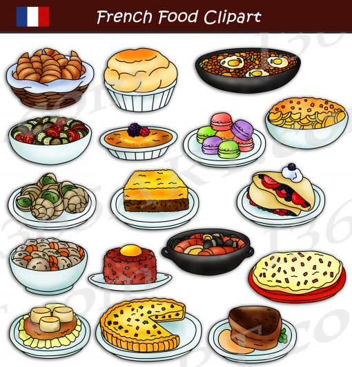 French Food Clipart