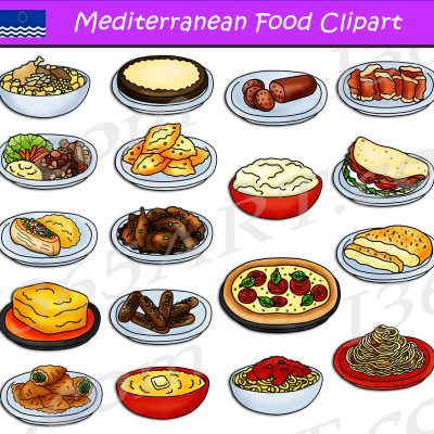 Mediterranean Food Clipart