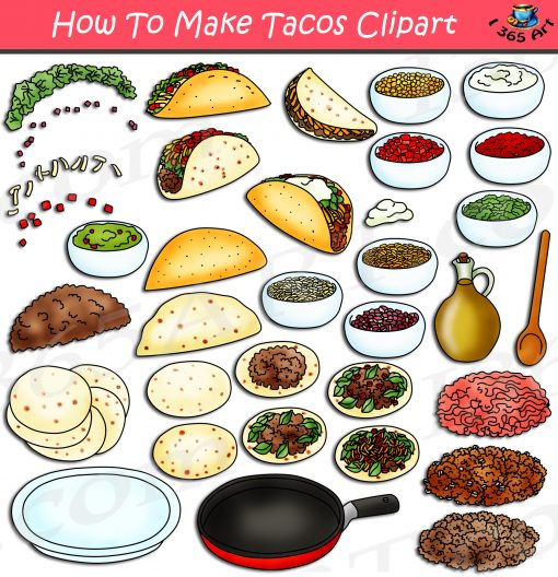 HHow To Make Tacos Clipart