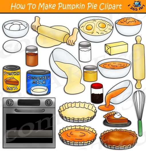 How To Make Pumpkin Pie Clipart