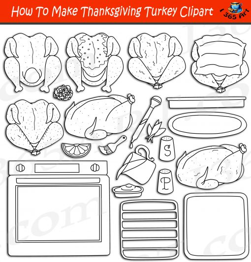 How To Make Thanksgiving Turkey Clipart