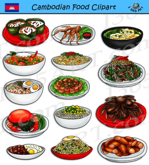 Cambodian Food Clipart