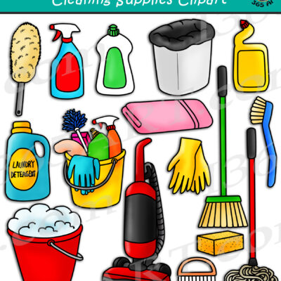 Cleaning Supplies Clipart