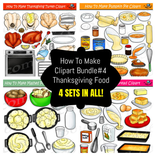 How To Make Thanksgiving Foods Clipart
