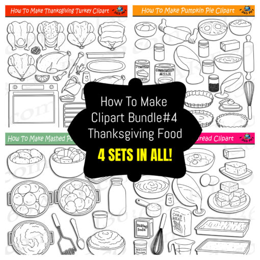 How To Make Thanksgiving Foods Clipart