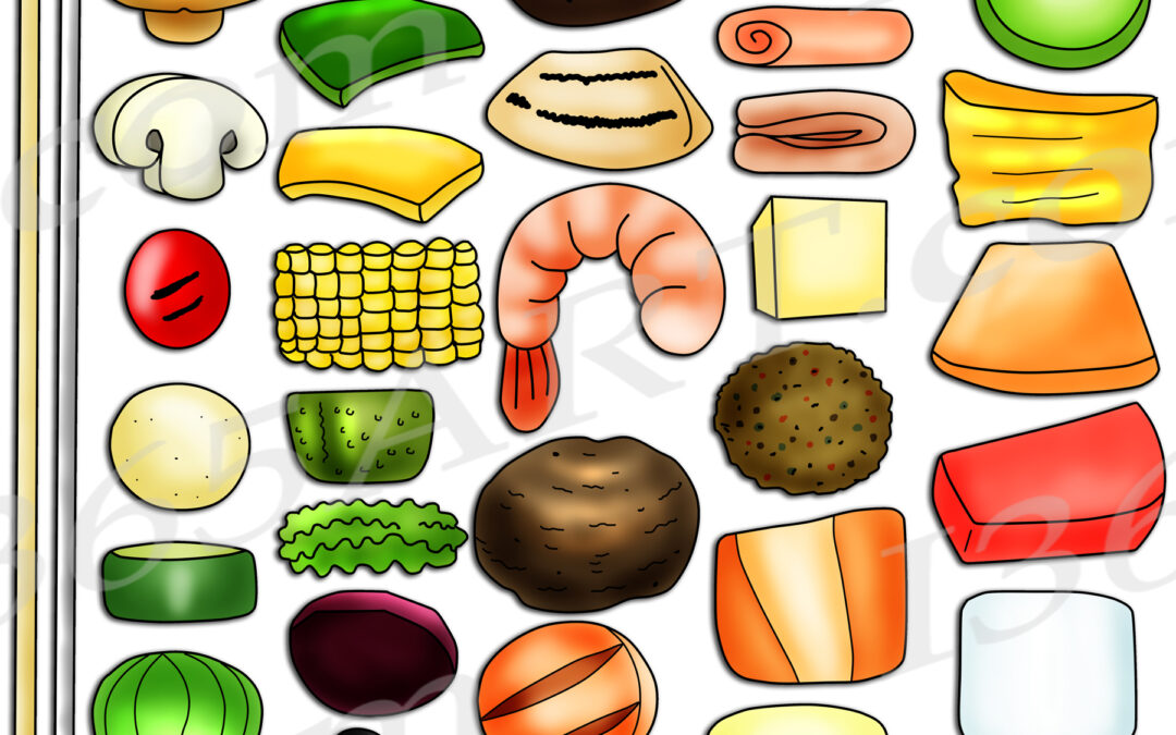 Build A Kebab Clipart Commercial Download