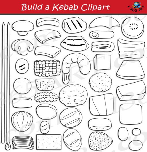 Build A Kebab Clipart