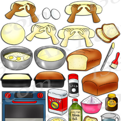 How To Make Bread Clipart