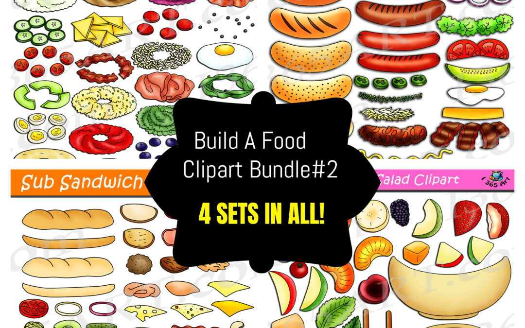 Build A Food Clipart Bundle #2
