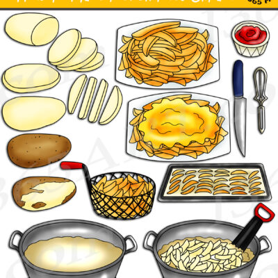 How To Make French Fries Clipart
