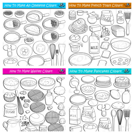 How to make foods clipart