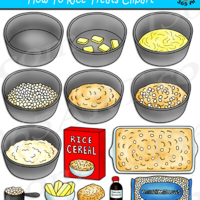 How To Make Rice Treats Clipart