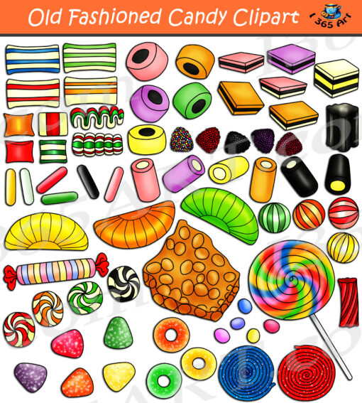 Old Fashioned Candy Clipart
