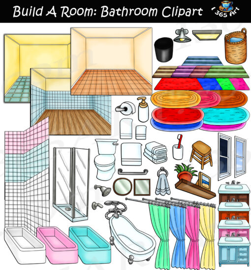 Build A Bathroom Clipart
