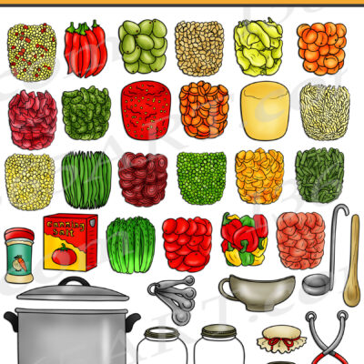 Canning and Pickling Clipart