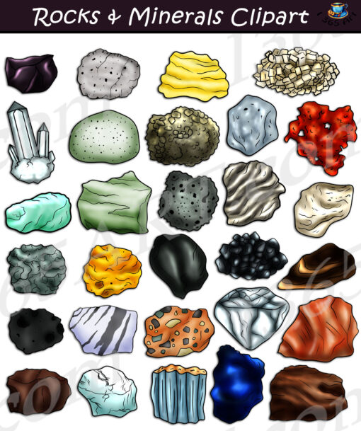 Rocks & Minerals Clipart