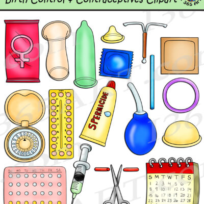 Birth Control & Contraceptives Clipart