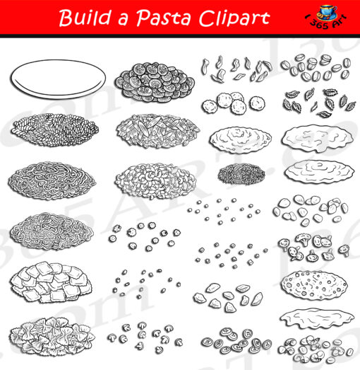 Build A Pasta Clipart