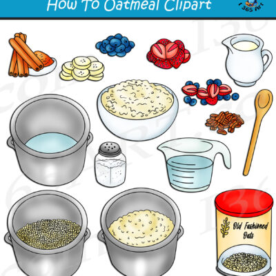 How To Make Oatmeal Clipart