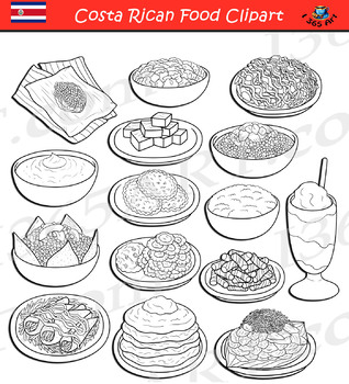 Costa Rican Food Clipart
