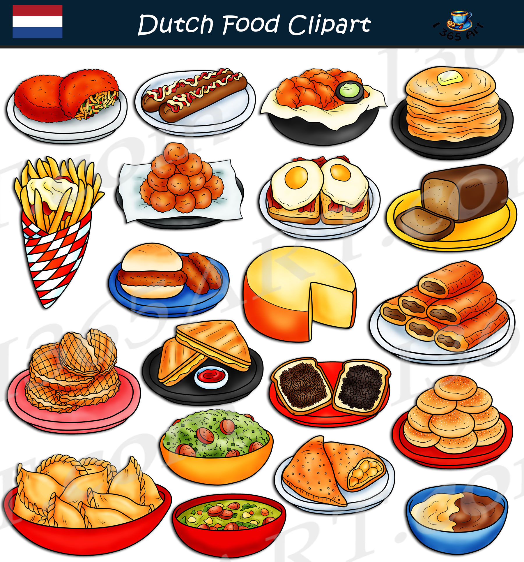 dutch food clip art