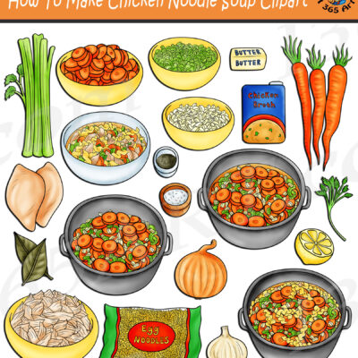 How To Make Chicken Noodle Soup Clipart