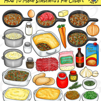 How To Make Shepherd's Pie Clipart