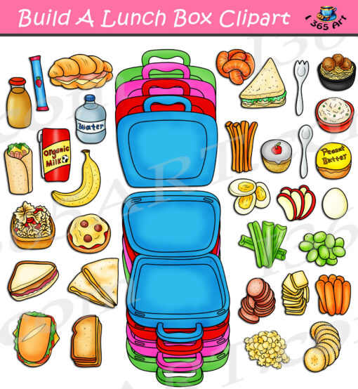Build A Lunch Box Clipart