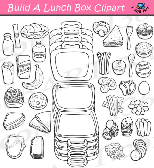 Build A Lunch Box Clipart