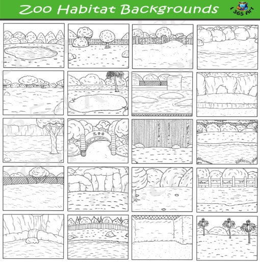 Zoo Backgrounds Clipart