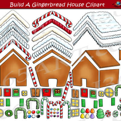 Build A Gingerbread House Clipart
