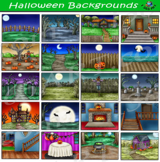 Halloween Backgrounds Clipart