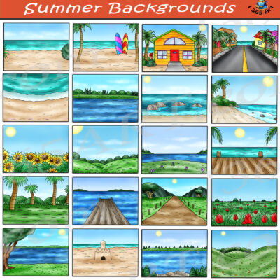 Summer Backgrounds Clipart